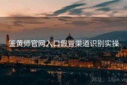 鉴黄师官网入口假冒渠道识别实操