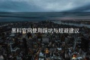 黑料官网使用踩坑与规避建议
