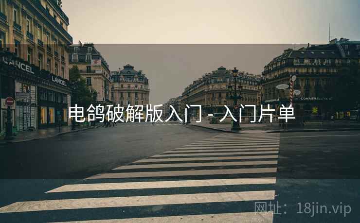 电鸽破解版入门 - 入门片单