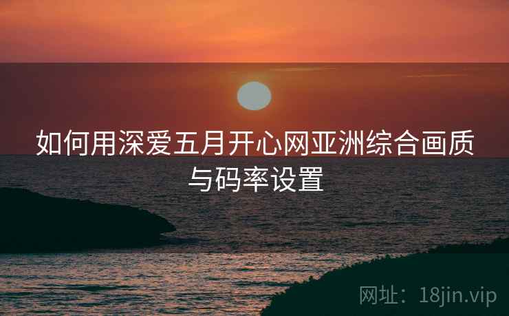 如何用深爱五月开心网亚洲综合画质与码率设置
