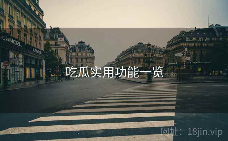 吃瓜实用功能一览