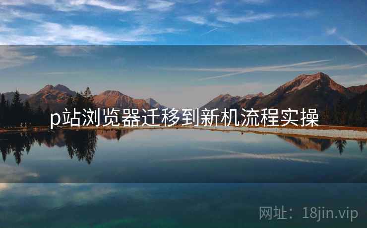 p站浏览器迁移到新机流程实操