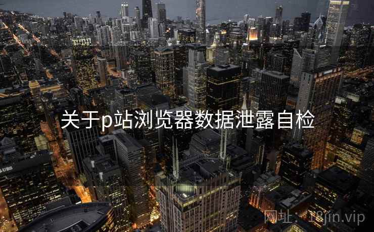 关于p站浏览器数据泄露自检