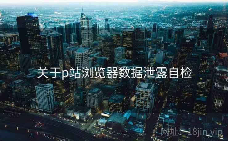 关于p站浏览器数据泄露自检
