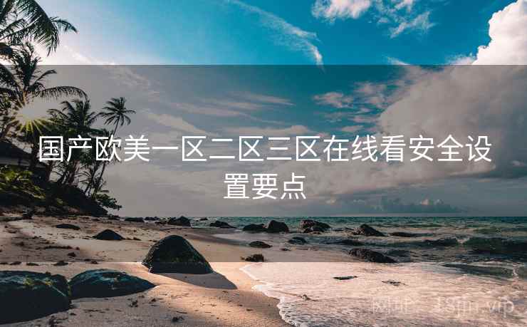 国产欧美一区二区三区在线看安全设置要点