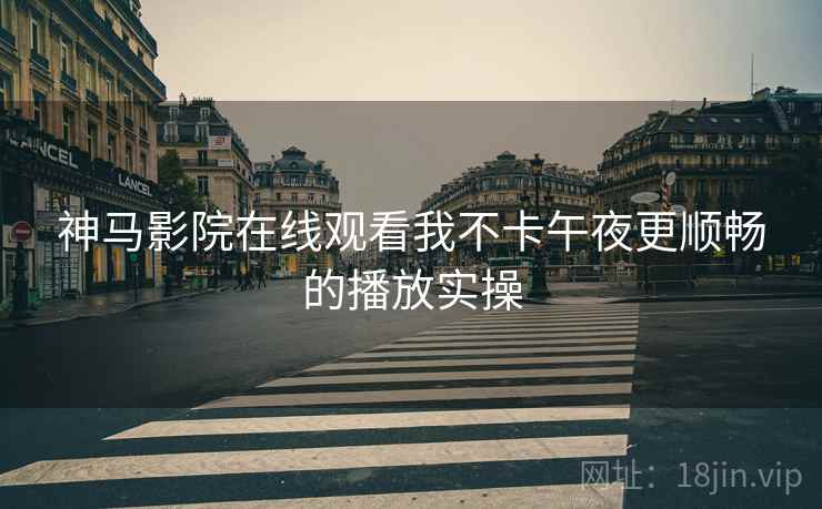 神马影院在线观看我不卡午夜更顺畅的播放实操