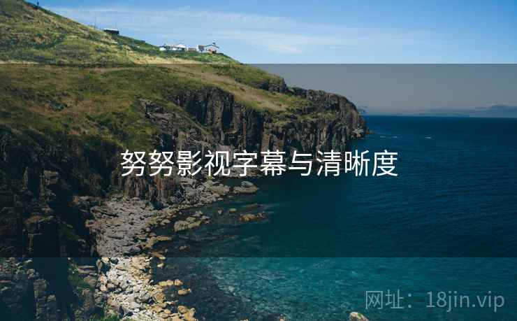 努努影视字幕与清晰度