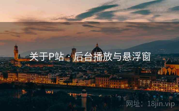 关于P站 · 后台播放与悬浮窗